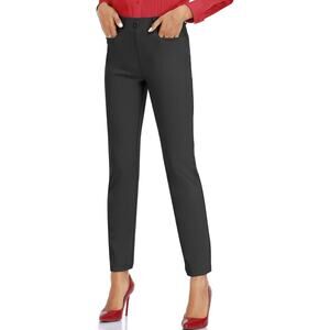 RIMLESS 7 Women's Wrinkle Free Dressy Crop Pants Stretch Thin Golf Slacks- XL